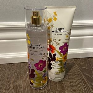 Bath & BodyWorks - Honey Wildflower Spray and Body Lotion